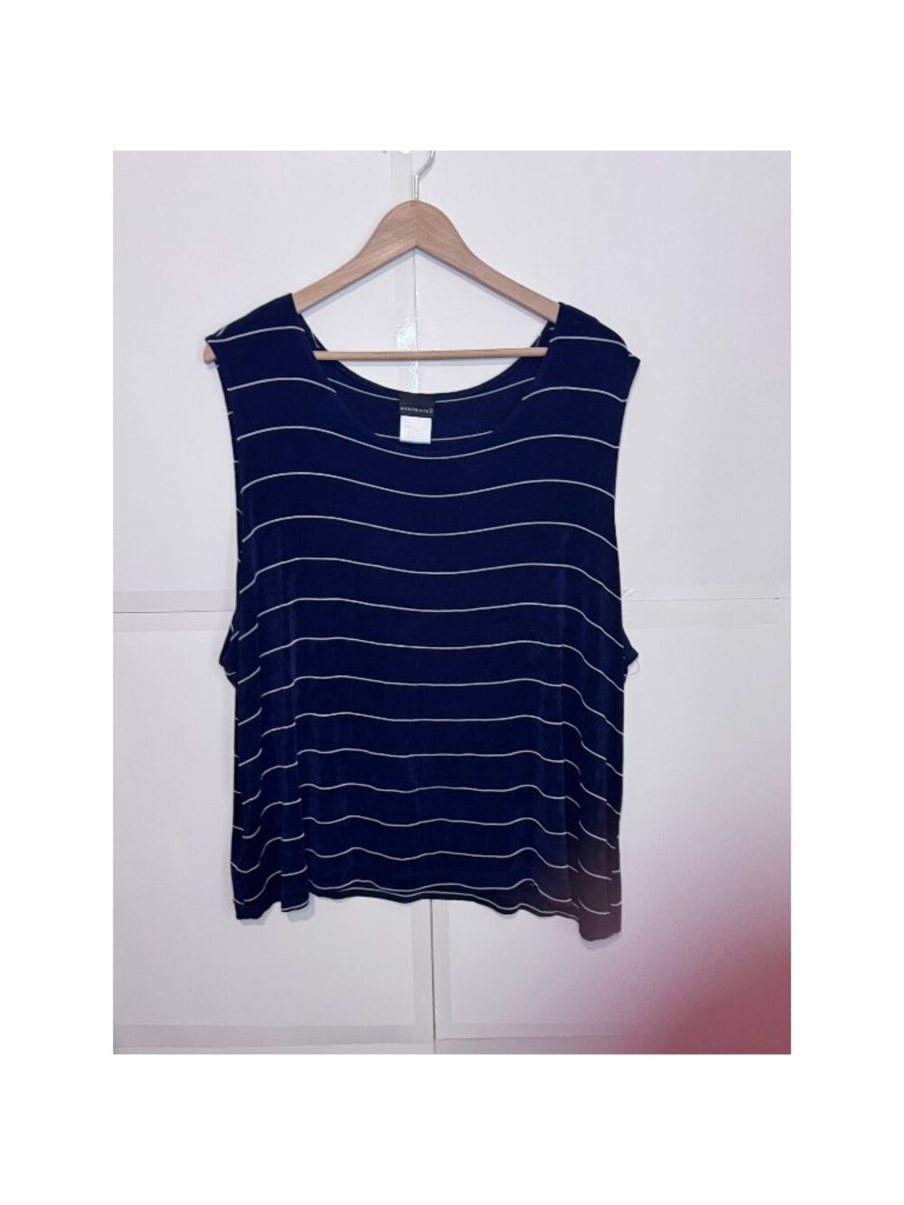 Citiknit Women's Navy Tank Size 3X